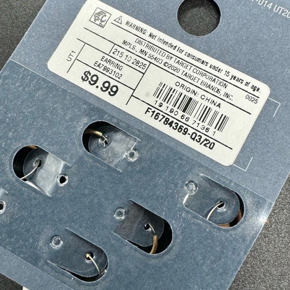 Universal Thread Semi Precious Stones Dangling Earrings - Picture 7 of 7